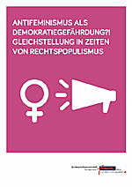 Buchcover "Antifeminismus als Demokratiegefährdung"