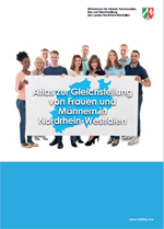 Titelbild der Broschüre Atlas zur Gleichstellung von Frauen und Männern in Nordrhein-Westfalen