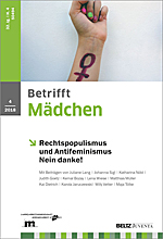 Zeitschriftencover "Betrifft Mädchen"